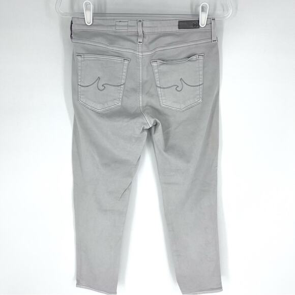 AG Adriano Goldschmeid The Prima Crop Beige Size 27 R - Picture 4 of 9